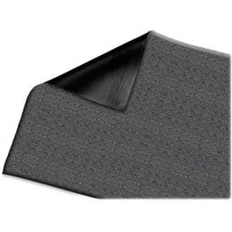 Genuine Joe Soft Step Vinyl Anti-Fatigue Mats - Warehouse - 10 ft Length x 36" Width x 0.375" Thickness - Vinyl - Black - 1Each