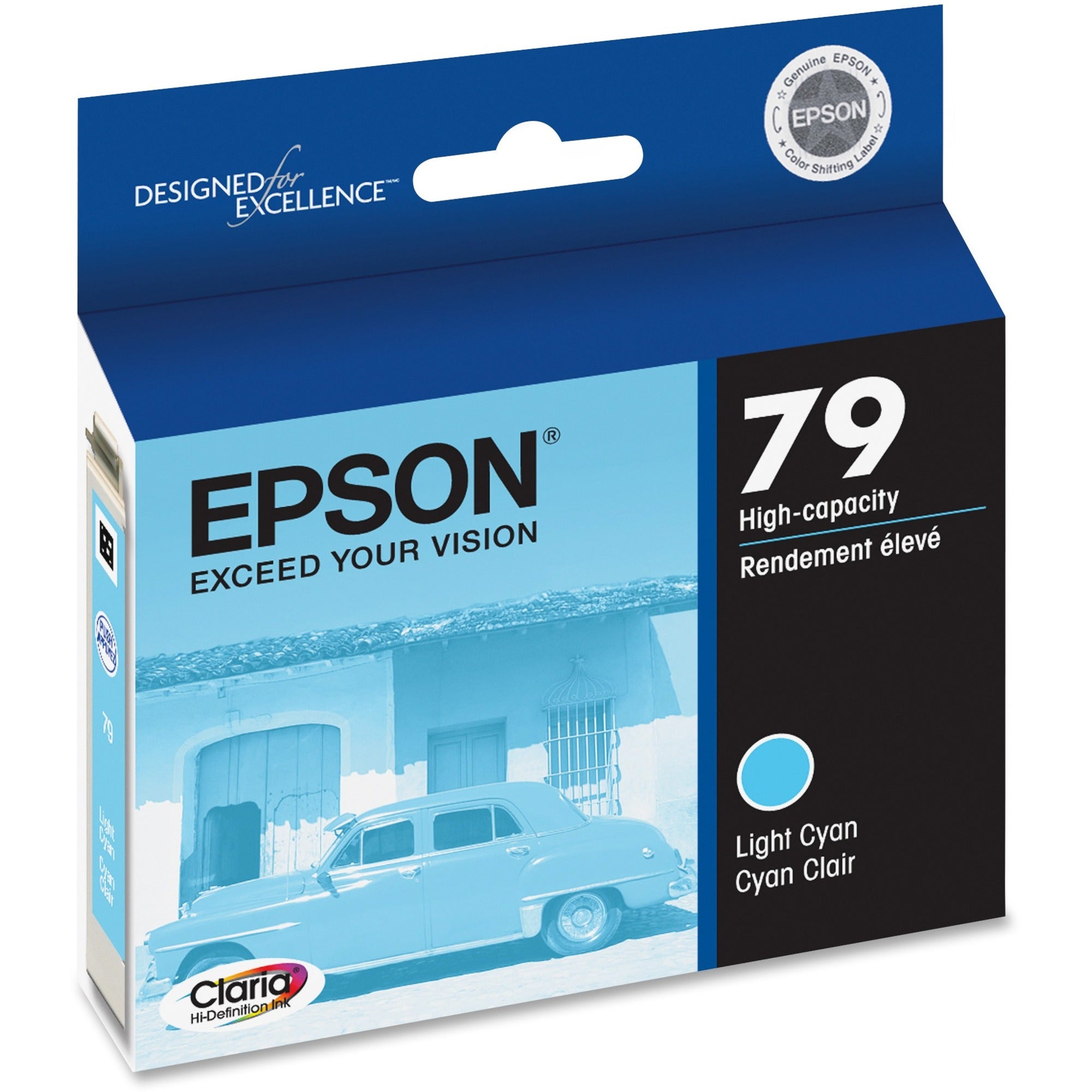 T079520 (79) Claria High-Yield Ink, 810 Page-Yield, Light Cyan
