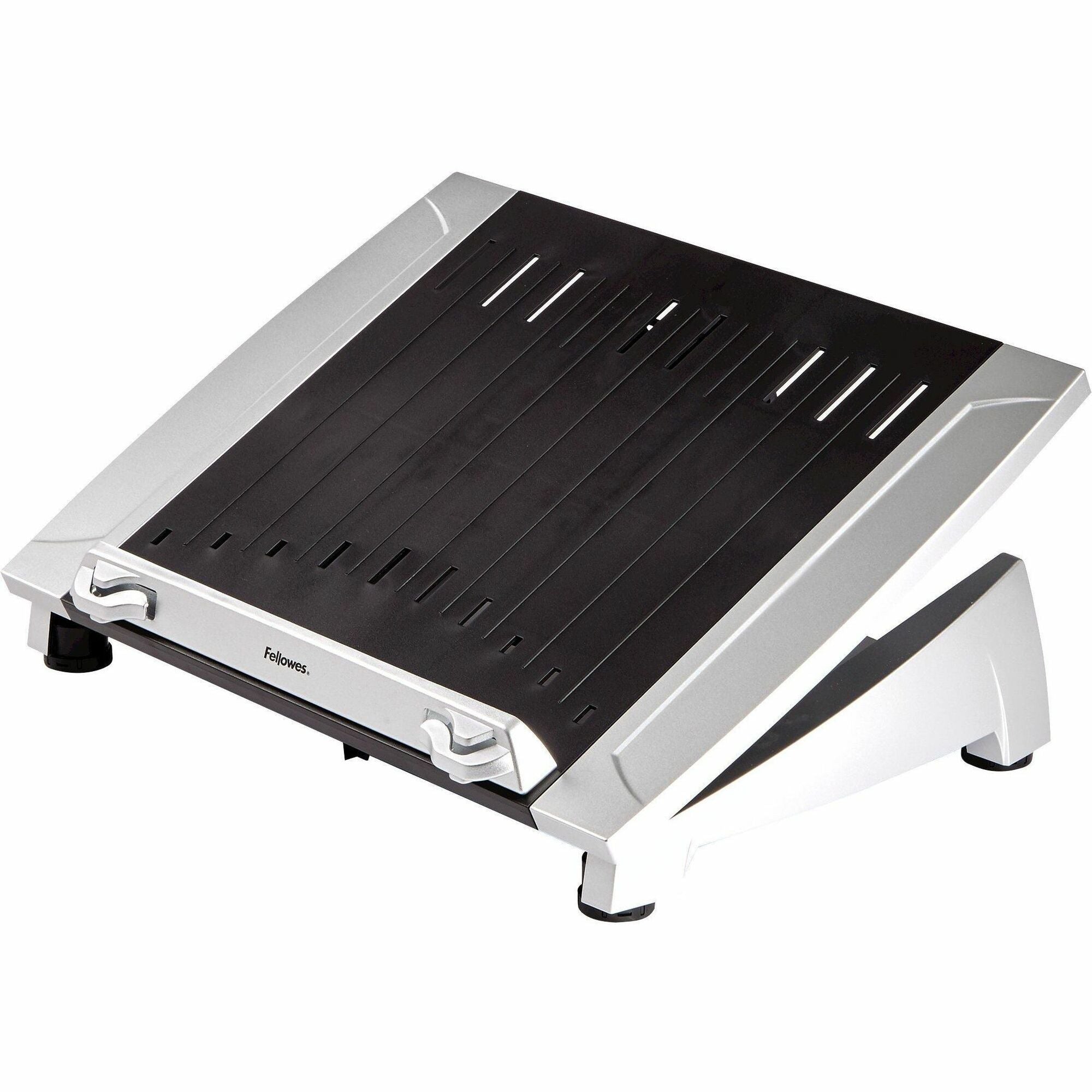 Office Suites Laptop Riser Plus, 15.06" x 10.5" x 6.5", Black/Silver, Supports 10 lbs