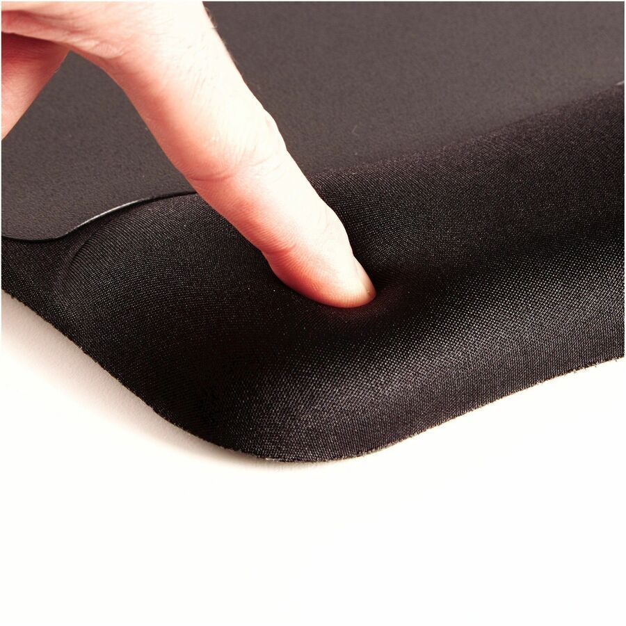 Memory Foam Keyboard Wrist Rest, 19.31 x 2.31, Black