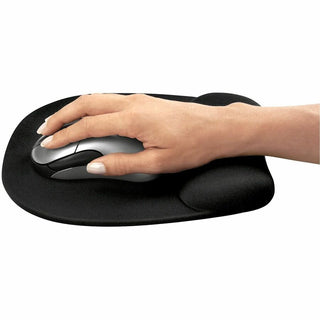 Memory Foam Mouse Pad with Wrist Rest, 7.93 x 9.25, Black