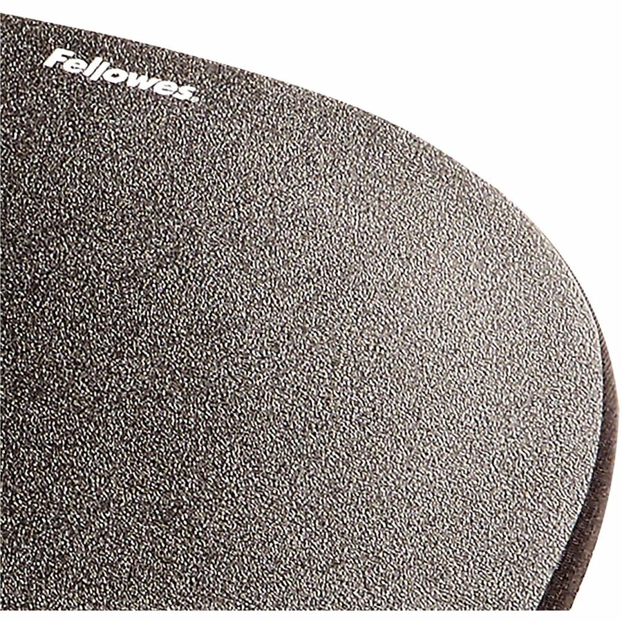 Memory Foam Mouse Pad with Wrist Rest, 7.93 x 9.25, Black