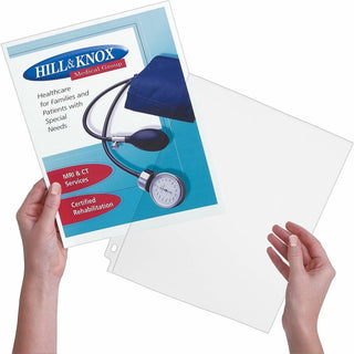 Avery Side Insert Sheet Protectors - For Letter 8 1/2" x 11" Sheet - Ring Binder - Side Loading - Clear - Polypropylene - 25 / Pack