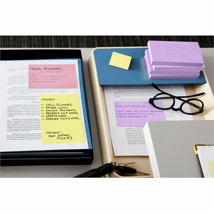 Post-it Notes - Original Notes, 1-1/2 x 2, Canary Yellow, 24 90-Sheet Pads/Pack, Sold as 1 PK - 2