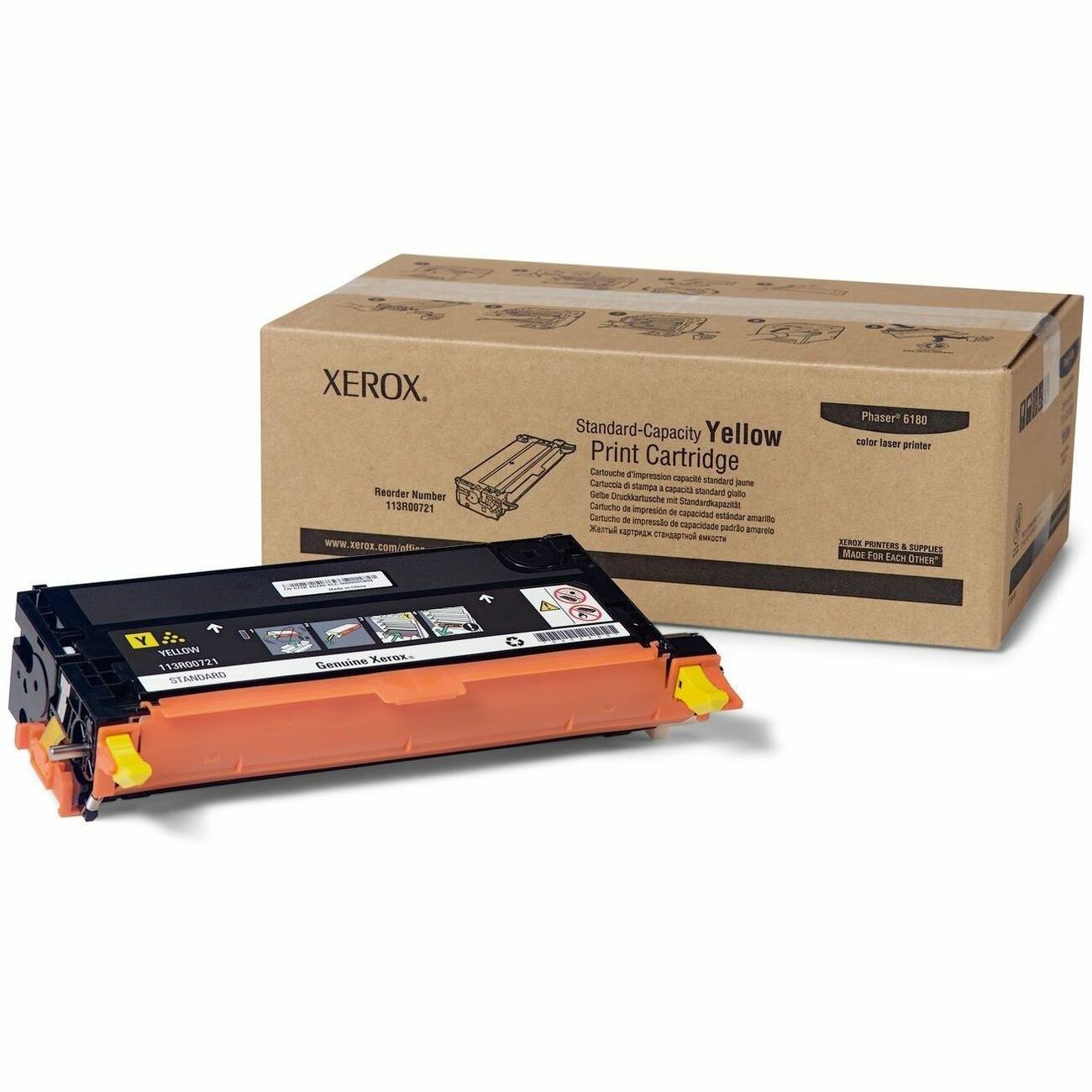 113R00721 Toner, 2,000 Page-Yield, Yellow
