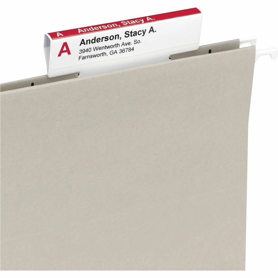 Smead Viewables Premium 3D hanging Folder Tabs and Labels - 1.25" Width x 3.50" Length