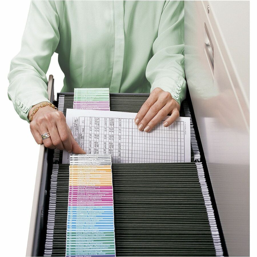 Smead Viewables Premium 3D hanging Folder Tabs and Labels - 1.25" Width x 3.50" Length