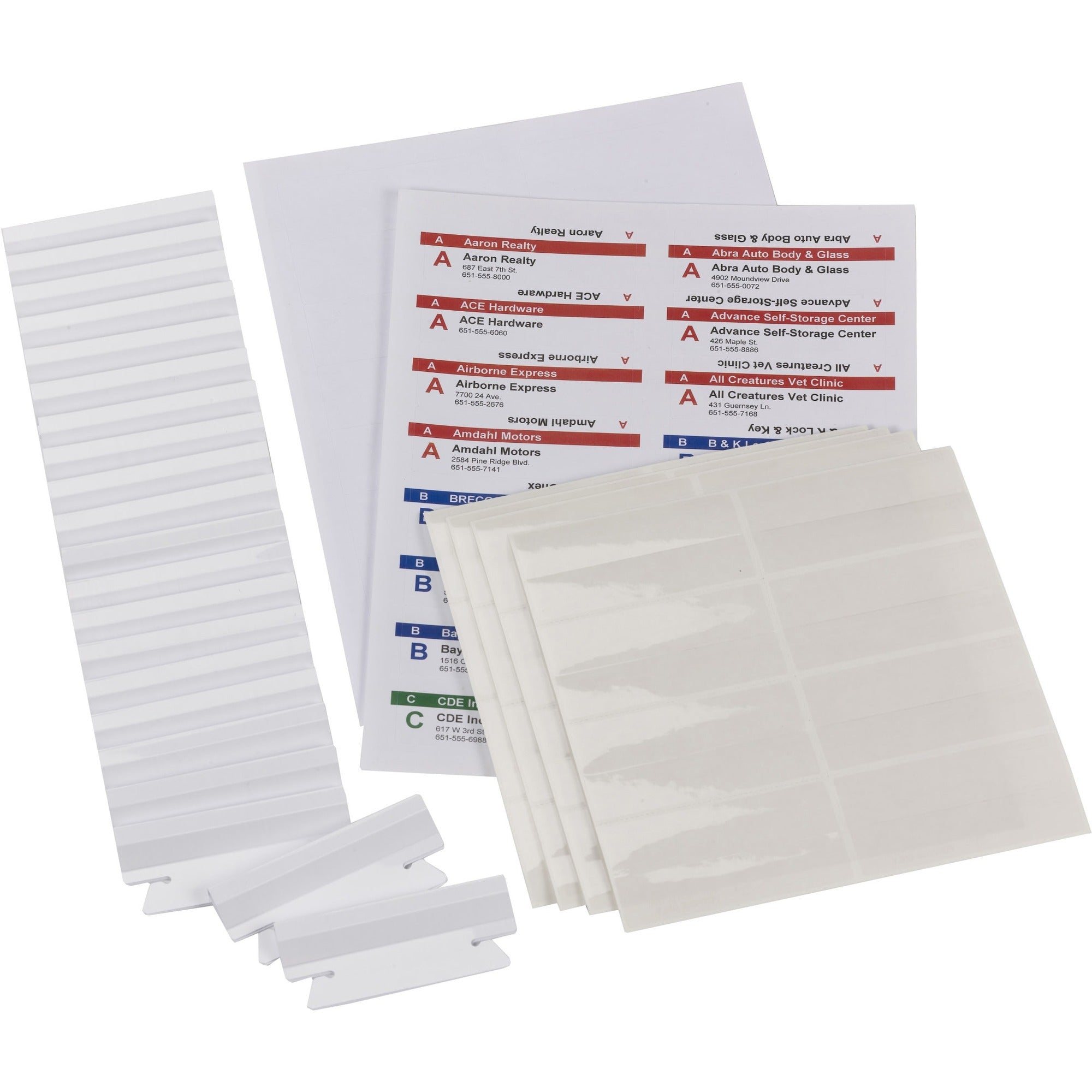 Smead Viewables Premium 3D hanging Folder Tabs and Labels - 1.25" Width x 3.50" Length - 