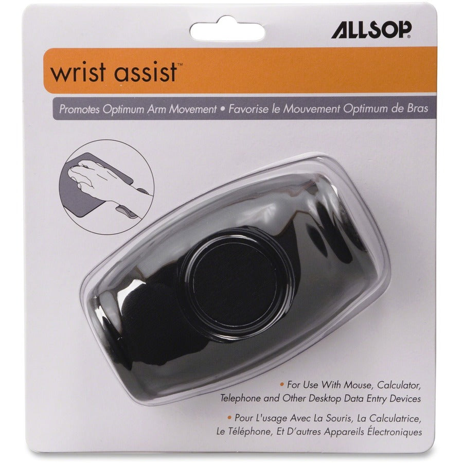 Allsop Ergo Wrist Assist - Black - (29538) - 1.50" x 4" x 2.50" Dimension - Black - Memory Foam - 1 Pack - 