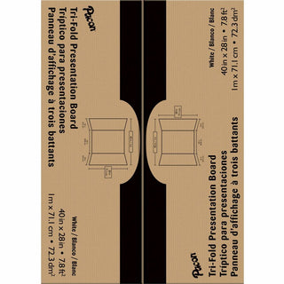 Pacon Presentation Boards - 28" Height x 40" Width - White Surface - 8 / Carton - 