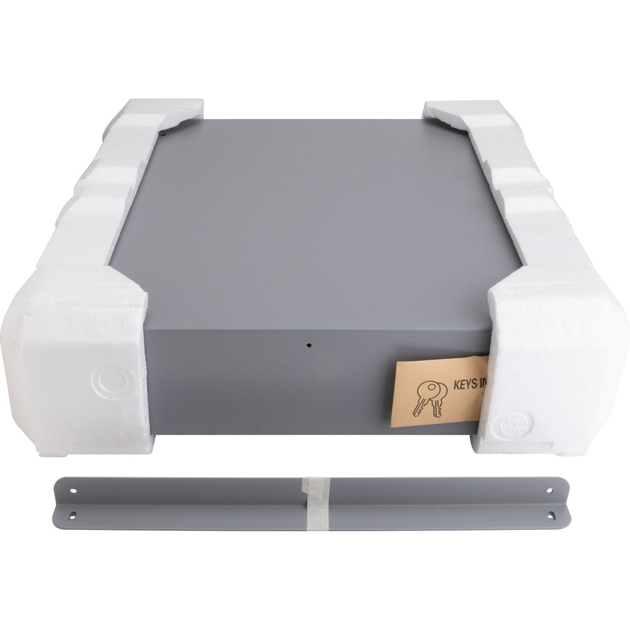 Sparco Removable Tray Cash Drawer - Gray - 3.8" Height x 17.8" Width x 15.8" Depth - 