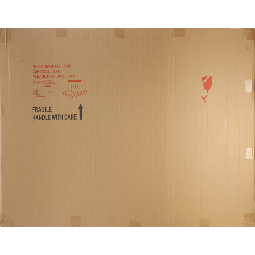 Lorell Signature Series Magnetic Dry-erase Markerboard - 48" (4 ft) Width x 36" (3 ft) Height - Porcelain Surface - Silver, Ebony Frame - Magnetic - Grid Pattern - 1 Each - 