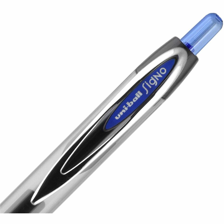 uni-ball - Signo 207 Roller Ball Retractable Gel Pen, Blue Ink, Medium, Dozen, Sold as 1 DZ