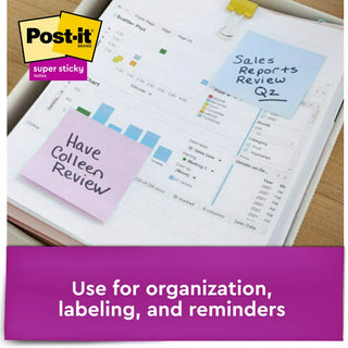 Recycled Notes in Wanderlust Pastels Collection Colors, 3" x 3", 90 Sheets/Pad, 12 Pads/Pack