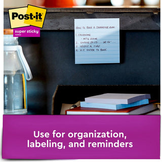 Recycled Notes in Wanderlust Pastels Collection Colors, Note Ruled, 4" x 4", 90 Sheets/Pad, 6 Pads/Pack