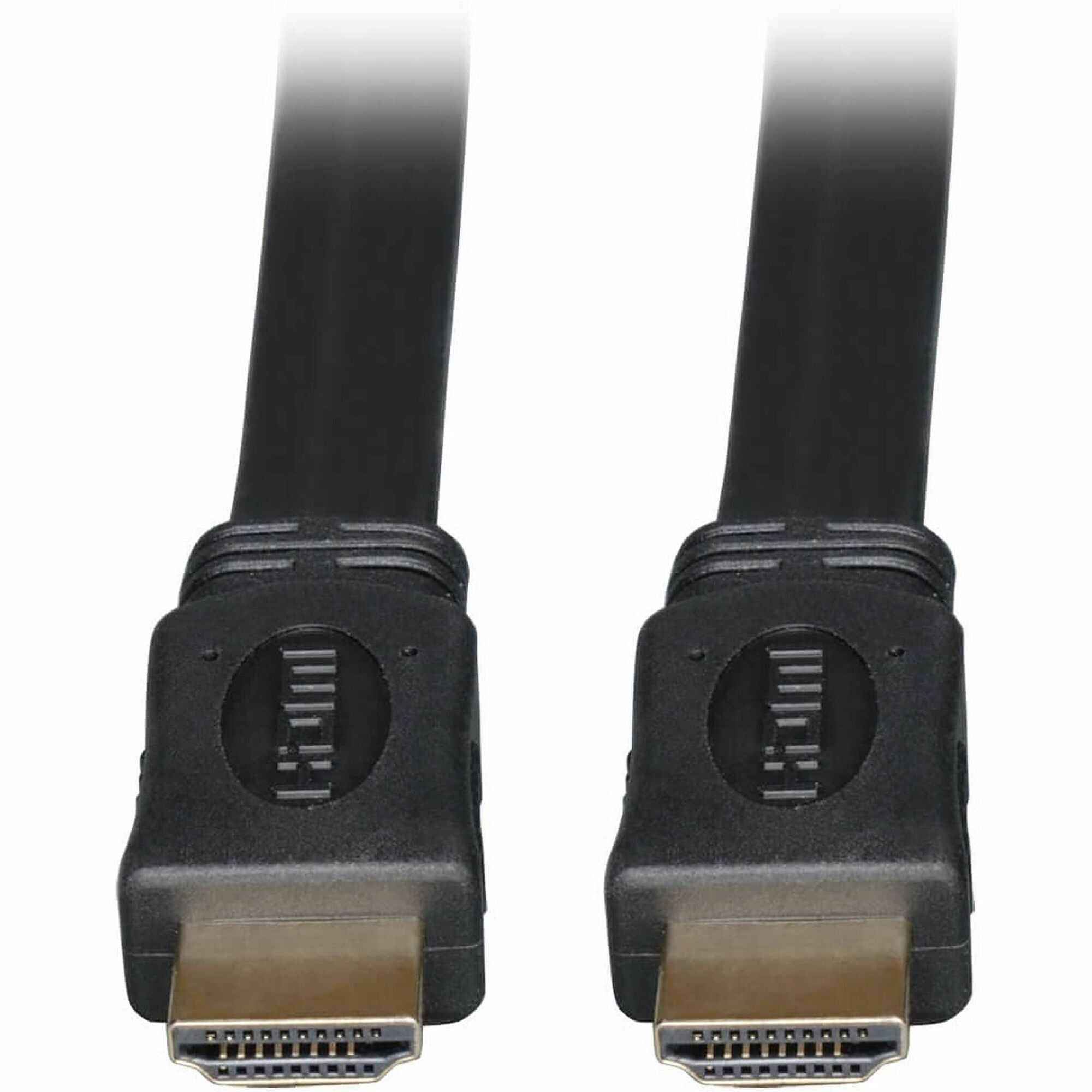 High Speed HDMI Flat Cable, Ultra HD 4K, Digital Video with Audio (M/M), 3 ft, Black