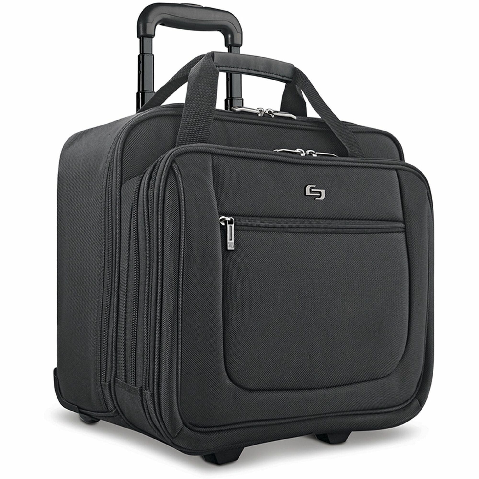 Classic Rolling Case, Fits Devices Up to 17.3", Polyester, 17.5 x 9 x 14, Black