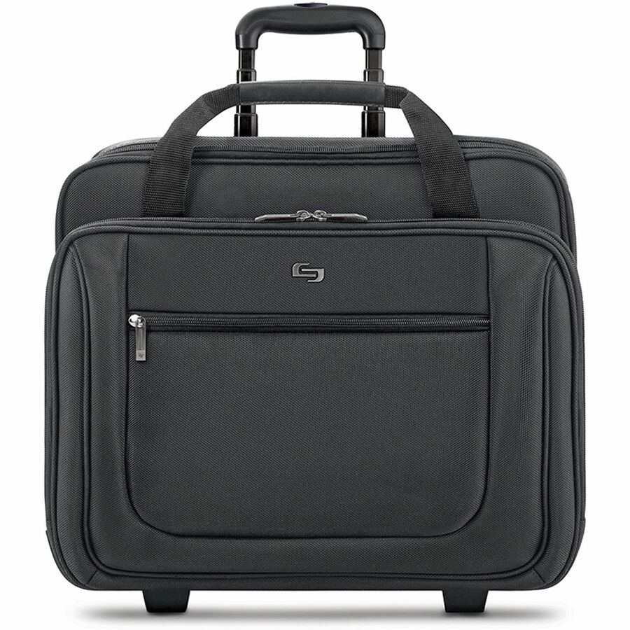 Classic Rolling Case, Fits Devices Up to 17.3", Polyester, 17.5 x 9 x 14, Black