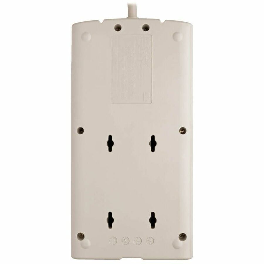 Protect It! Surge Protector, 8 AC Outlets, 25 ft Cord, 1,440 J, Light Gray