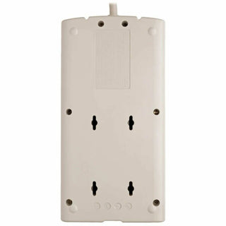 Protect It! Surge Protector, 8 AC Outlets, 25 ft Cord, 1,440 J, Light Gray