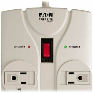 Protect It! Surge Protector, 8 AC Outlets, 25 ft Cord, 1,440 J, Light Gray