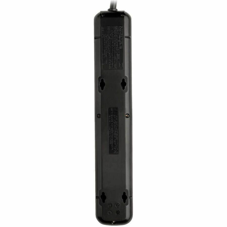 Protect It! Surge Protector, 7 AC Outlets, 12 ft Cord, 1,080 J, Black