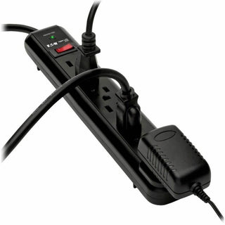 Protect It! Surge Protector, 7 AC Outlets, 12 ft Cord, 1,080 J, Black