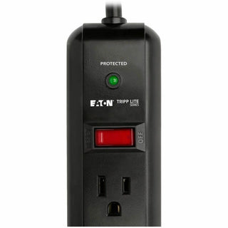 Protect It! Surge Protector, 7 AC Outlets, 12 ft Cord, 1,080 J, Black