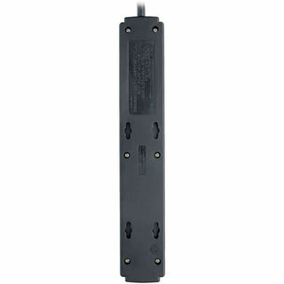 Protect It! Surge Protector, 6 AC Outlets, 6 ft Cord, 790 J, Black