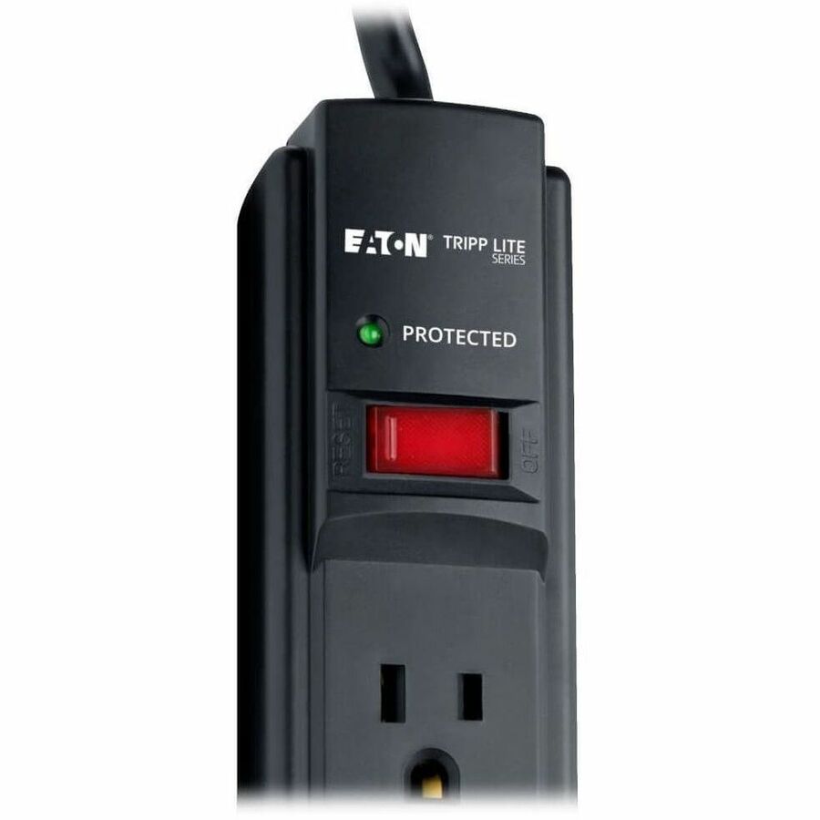 Protect It! Surge Protector, 6 AC Outlets, 6 ft Cord, 790 J, Black