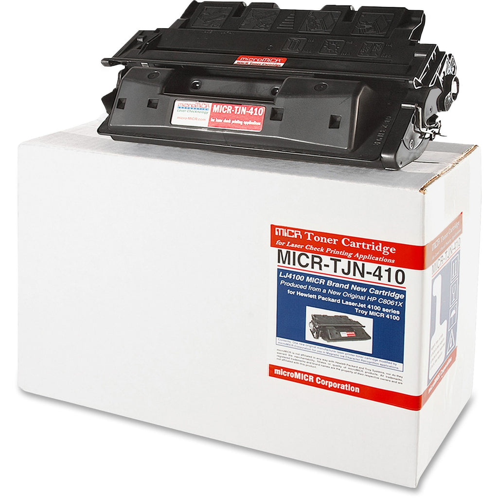 microMICR MICR Toner Cartridge - Alternative for HP 61X - Laser - 10000 Pages - Black - 1 Each - 