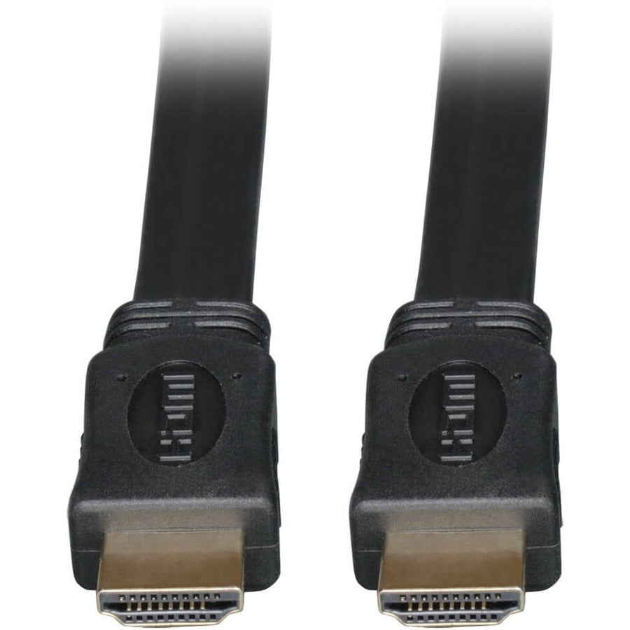 High Speed HDMI Flat Cable, Ultra HD 4K, Digital Video with Audio (M/M), 6 ft, Black