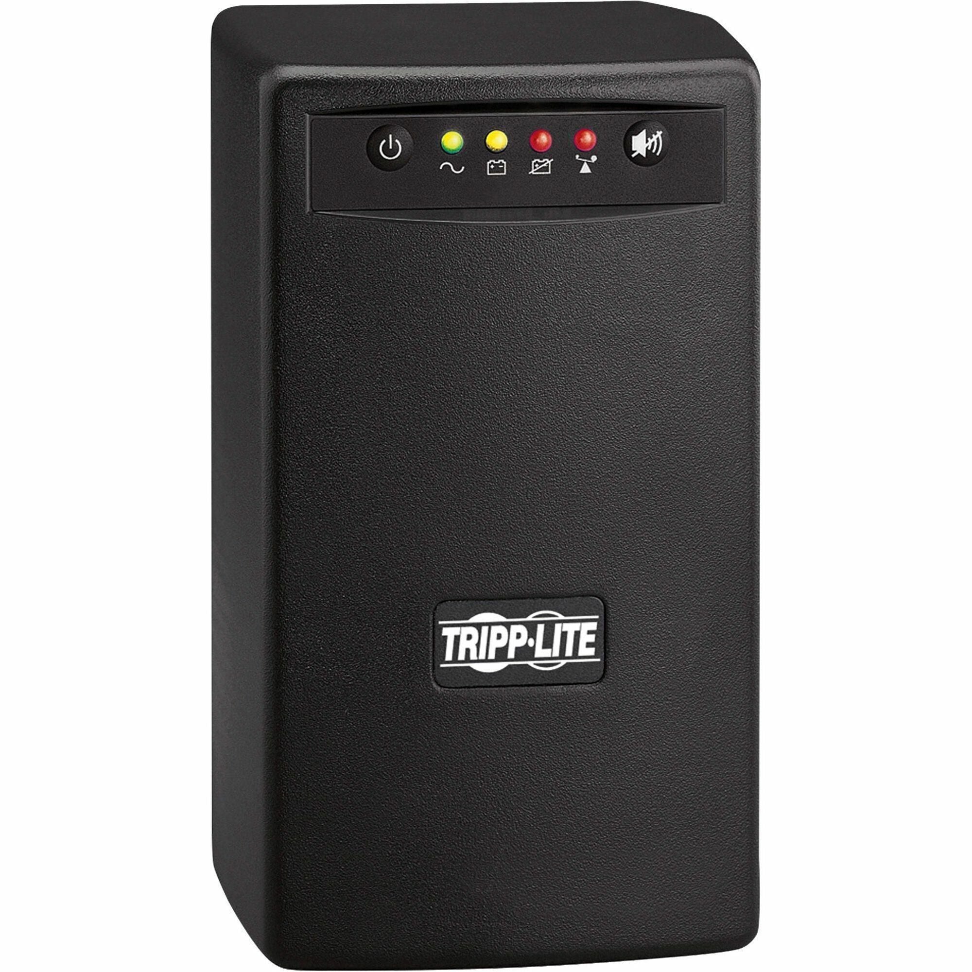 Tripp Lite by Eaton UPS SmartPro 550VA 300W 120V Line-Interactive UPS - 6 Outlets AVR USB Tower - Tower - 4 Hour Recharge - 4 Minute Stand-by - 120 V AC Input - 120 V AC Output - 3 x NEMA 5-15R, 3 x NEMA 5-15R - 