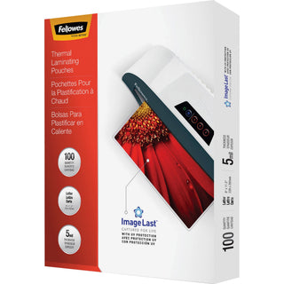ImageLast Laminating Pouches with UV Protection, 5 mil, 9" x 11.5", Clear, 100/Pack