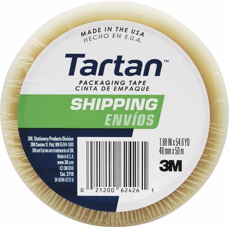 3M Tartan General Purpose Packing Tape, Sold as 1 Package, 6 Roll per Package