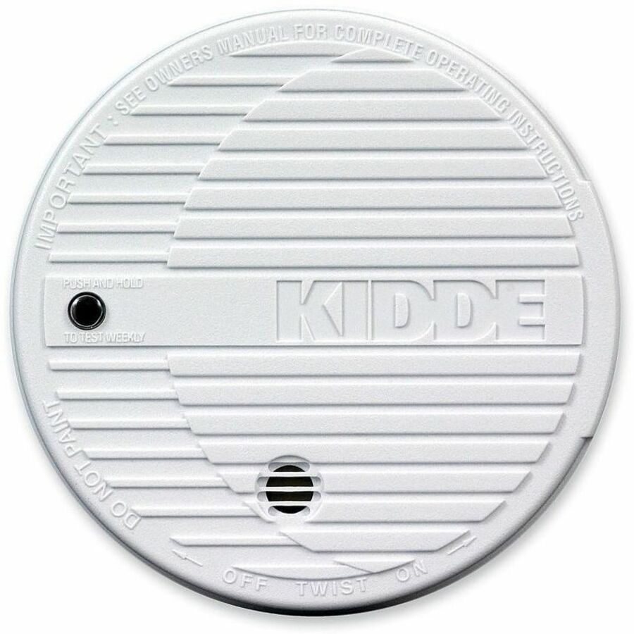 Kidde Fire Smoke Alarm - 85 dB - Flashing LED - White - 