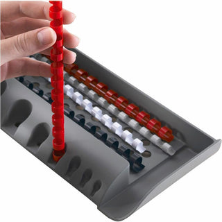 Quasar 500 Electric Comb Binding System, 500 Sheets, 16.88 x 15.38 x 5.13, Metallic Gray