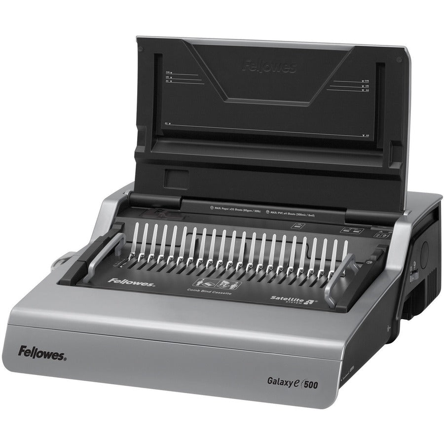 Galaxy 500 Electric Comb Binding System, 500 Sheets, 19.63 x 17.75 x 6.5, Gray