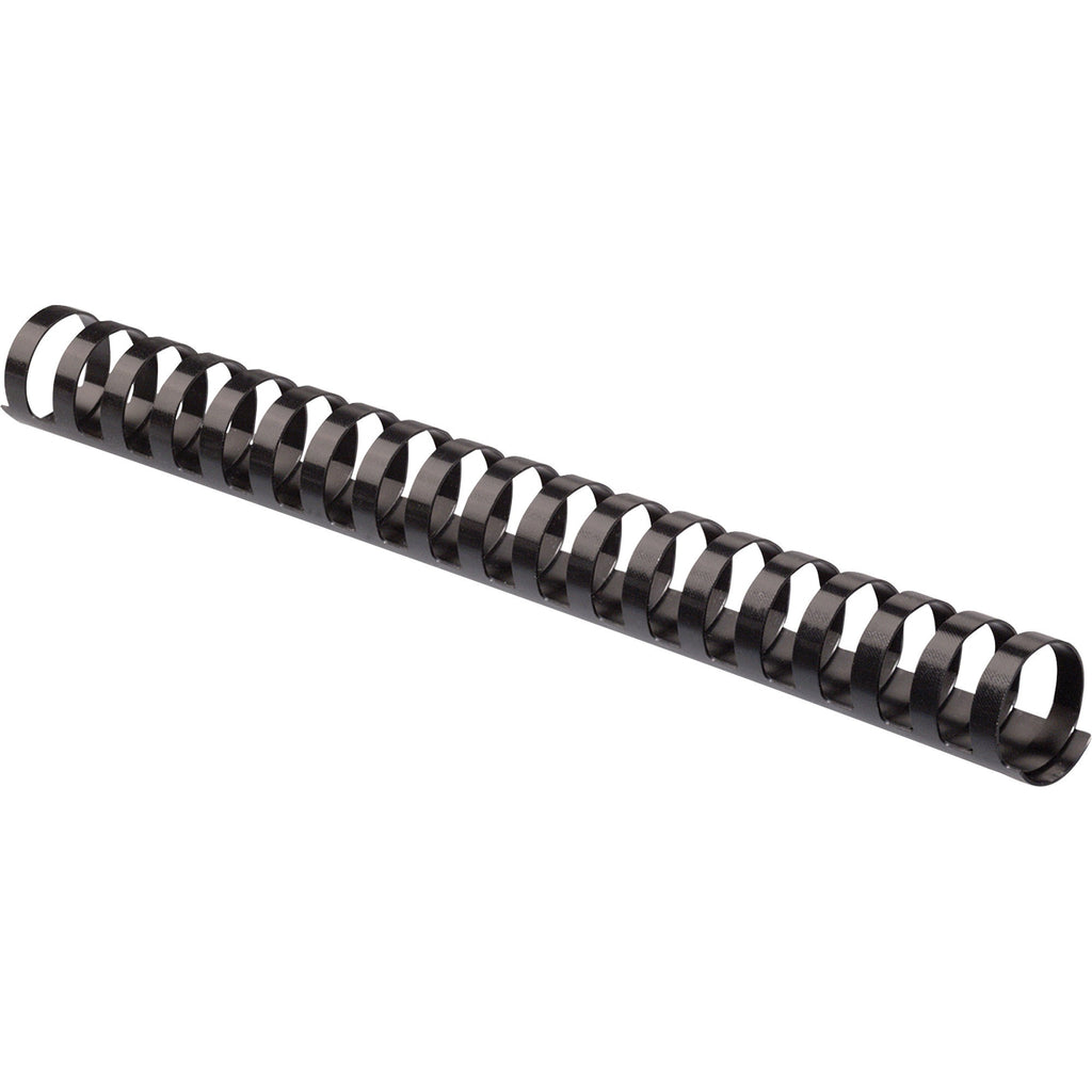 Plastic Comb Bindings, 3/4" Diameter, 150 Sheet Capacity, Black, 100/Pack