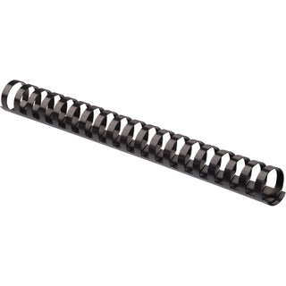 Plastic Comb Bindings, 3/4" Diameter, 150 Sheet Capacity, Black, 100/Pack