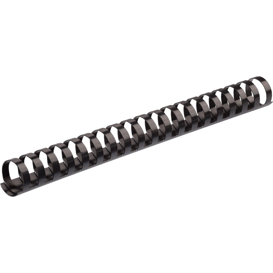 Plastic Comb Bindings, 3/4" Diameter, 150 Sheet Capacity, Black, 100/Pack
