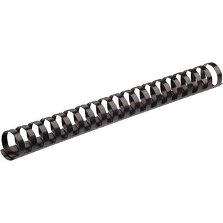 Plastic Comb Bindings, 3/4" Diameter, 150 Sheet Capacity, Black, 100/Pack