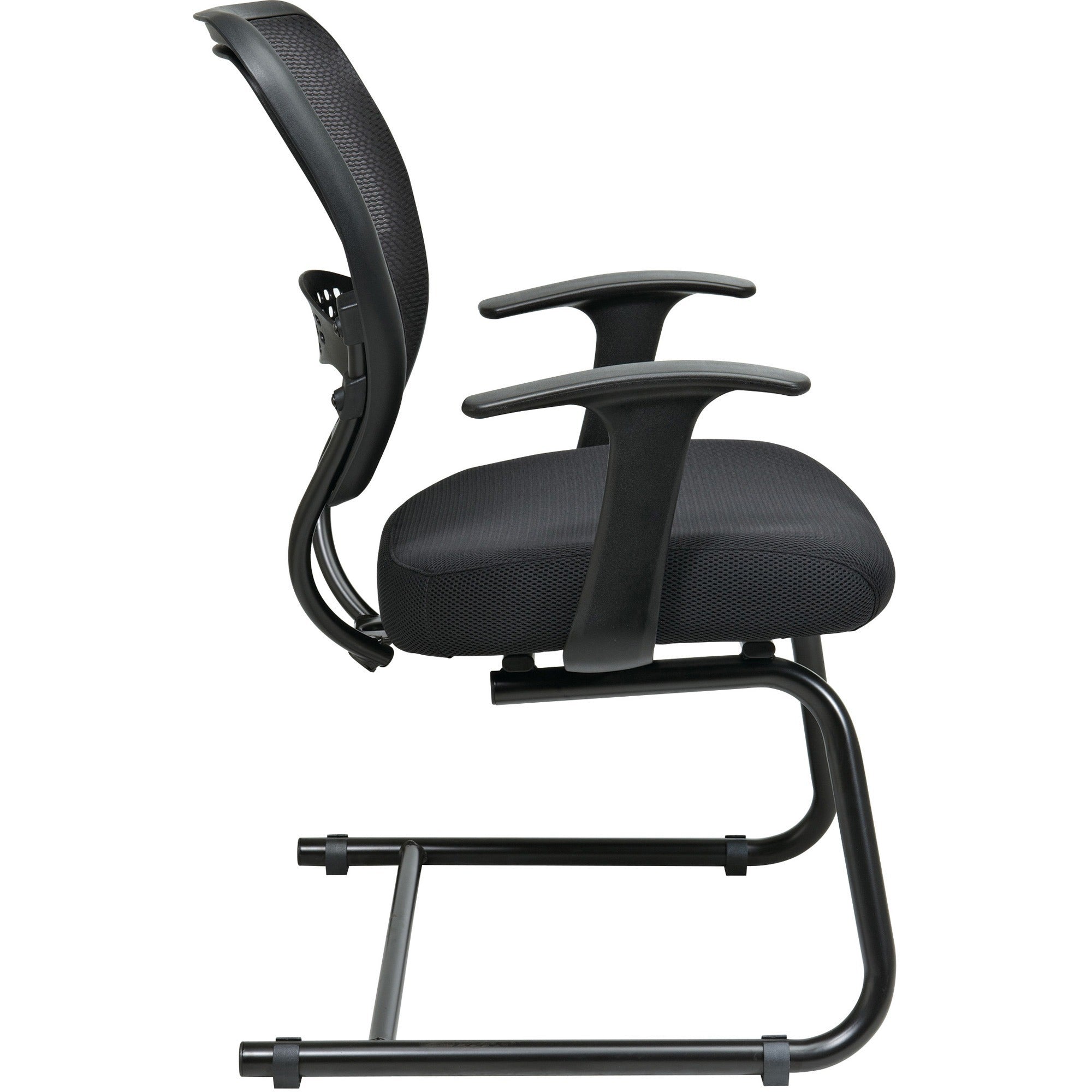 office-star-professional-air-grid-back-visitors-chair-black-seat-sled-base-black-1-each_osp5505 - 2