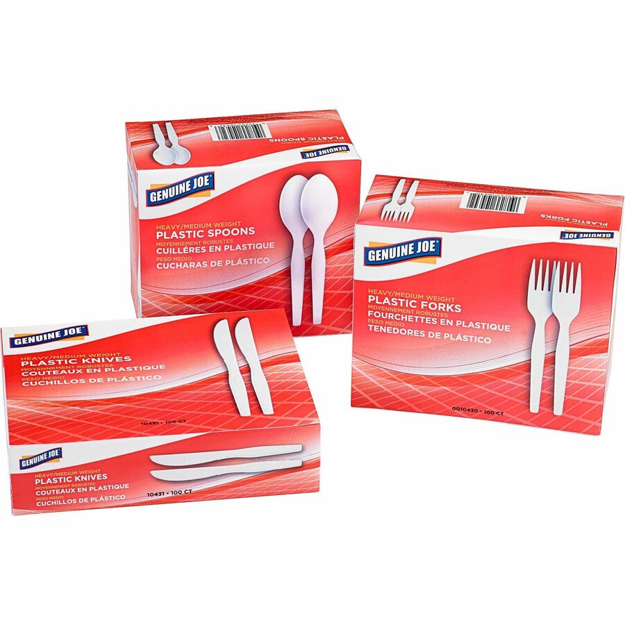 genuine-joe-heavyweight-white-plastic-forks-100-box-disposable-white_gjo0010430 - 4