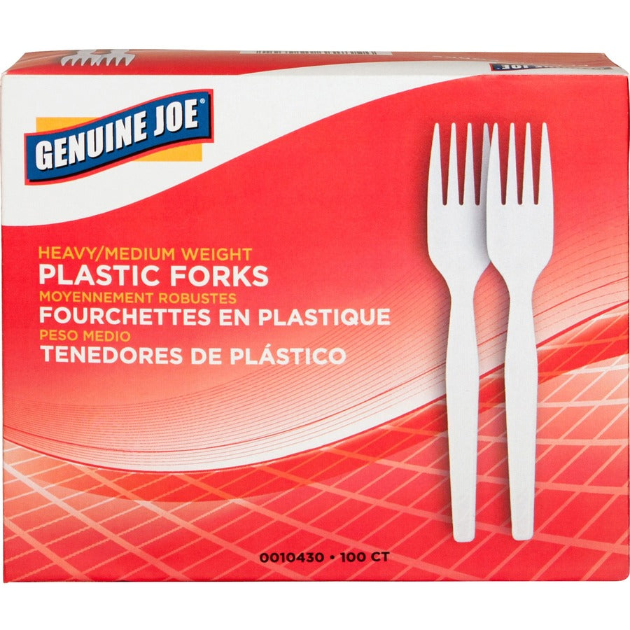 genuine-joe-heavyweight-white-plastic-forks-100-box-disposable-white_gjo0010430 - 6