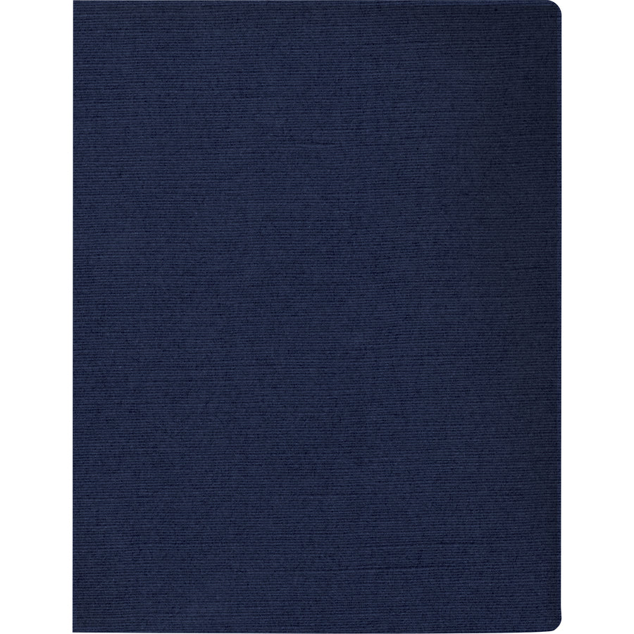 Expressions Linen Texture Presentation Covers for Binding Systems, Navy, 11.25 x 8.75, Unpunched, 200/Pack