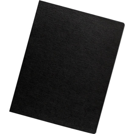 Expressions Linen Texture Presentation Covers for Binding Systems, Black, 11.25 x 8.75, Unpunched, 200/Pack
