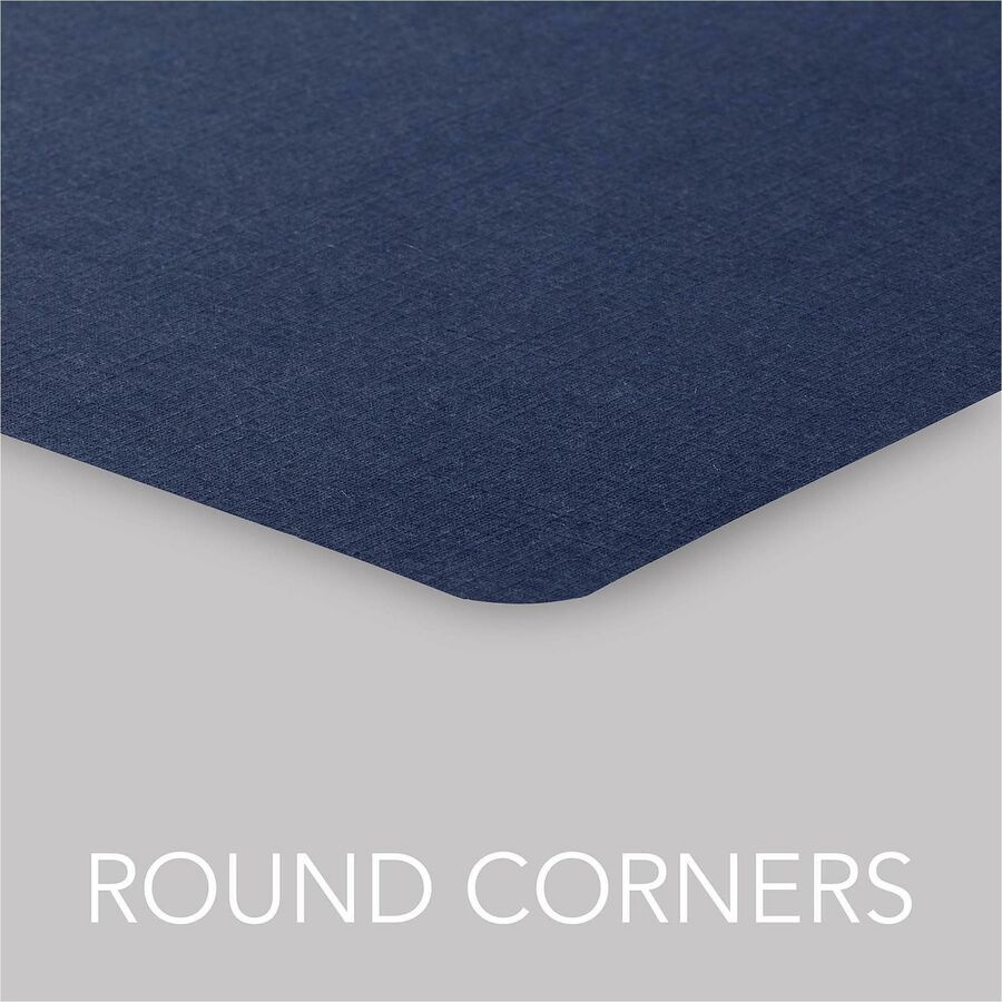 Linen Textured Standard Presentation Covers for Binding Systems, Navy, 11.25 x 8.75, Unpunched, 50/Pack