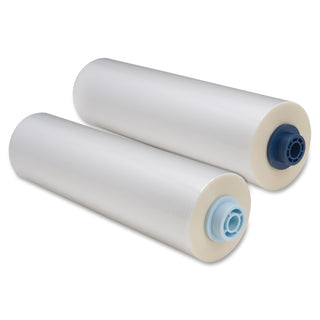 GBC EZ Load Blue End Cap Laminating Roll Film - Laminating Pouch/Sheet Size: 25" Width x 500 ft Length x 1.50 mil Thickness - Matte - Clear - Polyester - 2 / Box - 