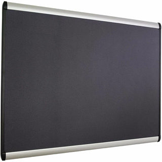 Prestige Plus Magnetic Fabric Bulletin Boards, 48 x 36, Gray Surface, Silver Aluminum Frame